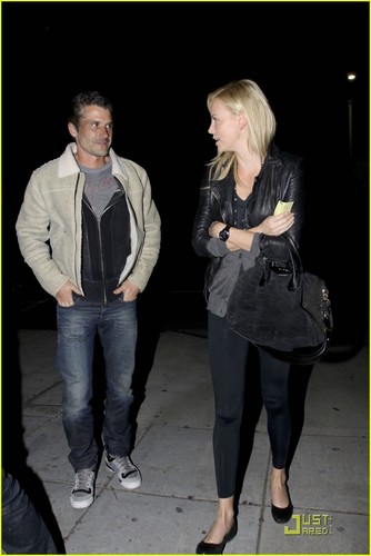  Charlize Theron Dines With A Mystery Male