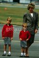 Diana William Harry At Airport  - princess-diana photo