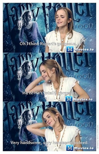  Emma about Rupert :) <3