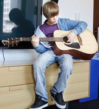 JB with his guitar