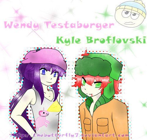 Kyle Broflovski and Wendy Testaburger