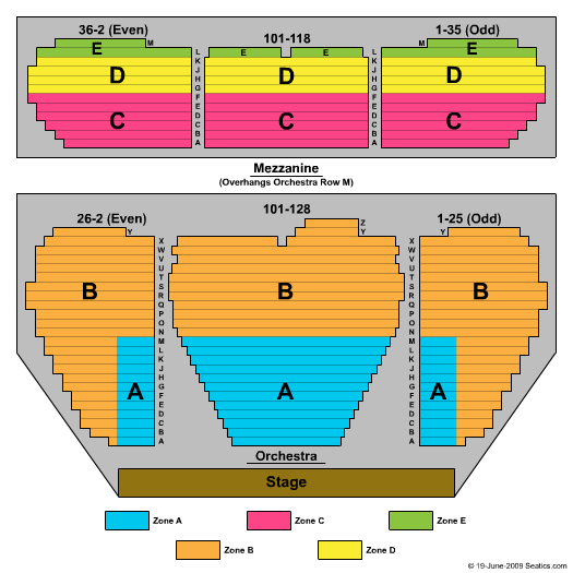 Marquis Theatre New York Ny Seating Chart
