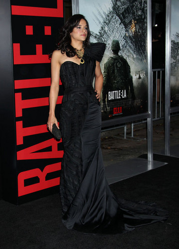  Michelle @ Battle: LA Los Angeles Premiere - 2011