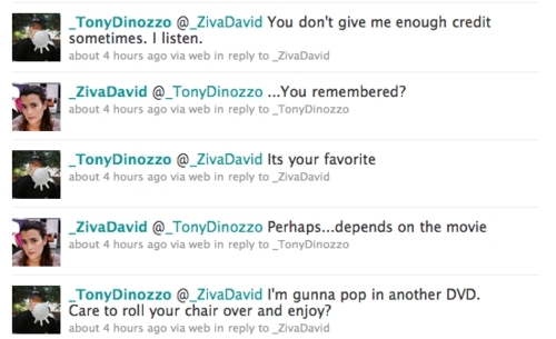 Tony & Ziva on Twitter!
