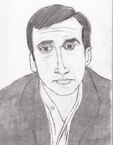 my drawing of Steve Carell