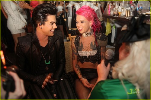 Adam Lambert: Glams Up For The After Party