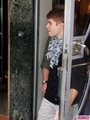 Justin Bieber Sports a Sweet Scarf in London - justin-bieber photo