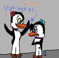 Lilly and Her older sister. - penguins-of-madagascar fan art