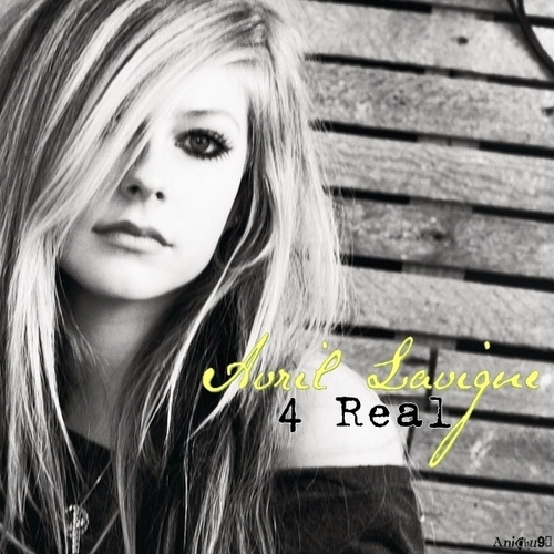  Avril Lavigne - 4 Real [My FanMade Single Cover]
