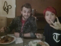 Dinner time with Jeremy and Hayley! - paramore photo