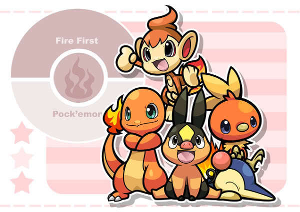 Fire Starters - Pokémon Photo (20318421) - Fanpop