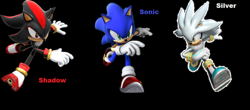 sonic, shadow and silver