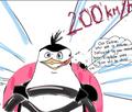  With Rico Behind the Wheel - penguins-of-madagascar fan art