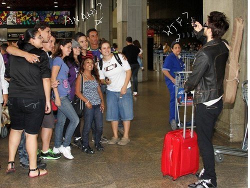  Jared Leto SP-Guarulhos airport March 24 2011
