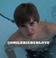 Justin swimming back home in Stratford - justin-bieber photo