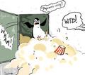 Kowalski's Popcorn Machine - penguins-of-madagascar fan art