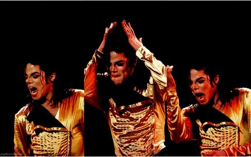 Michael Jackson Gold Leotard