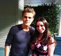 New photo of Paul with a fan - paul-wesley photo