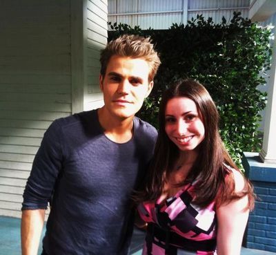 New photo of Paul with a fan