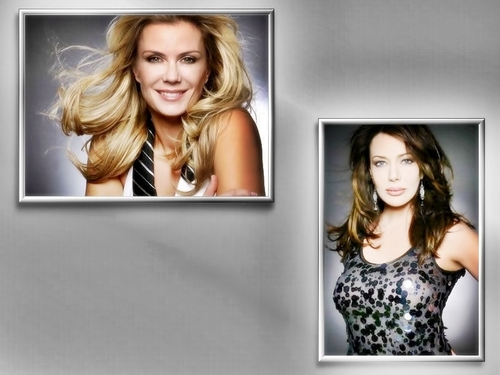  Taylor and Brooke -- Hunter Tylo and Katherine Kelly Lang