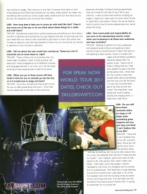  Taylor in the Winter 2011 issue of ACM Tempo magazine