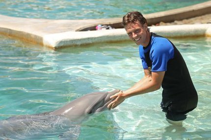 Tomas Berdych and dolphins