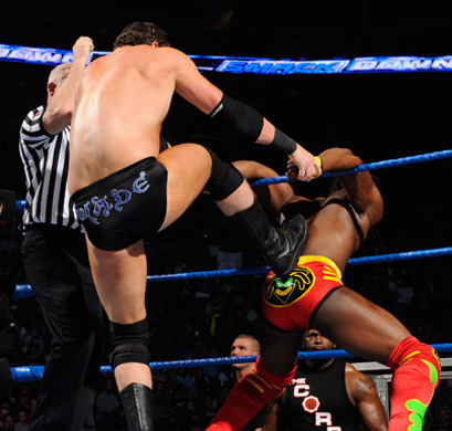 Wade Barrett VS Kofi Kingston - Ic Championship match 
