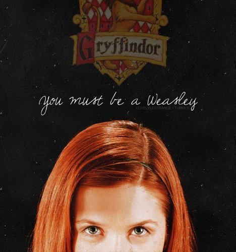 You Must Be A Weasley! *-*
