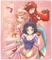 Aurora, Snow White and Ariel  - disney-princess photo