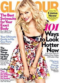  Emma Stone in Glamour magazine (May 2011)