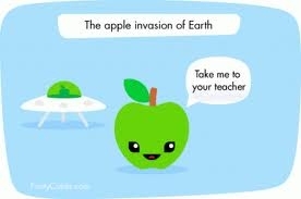 It's a green apple! imma eat it