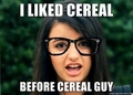 Rebecca Black and Cereal Guy - random photo