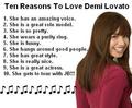 Ten reason to love Demi Lovato♥ - demi-lovato fan art