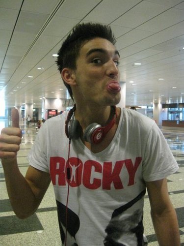  Tom Parker (Sizzzling Hot) Sticking His Tongue Out Lol! 100% Real :) x