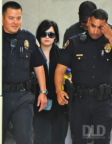  Demi was photographed arriving at LAX Airport on April 1, 2011 in Los Angeles