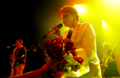 Fans gives Gerard flowers? - gerard-way photo