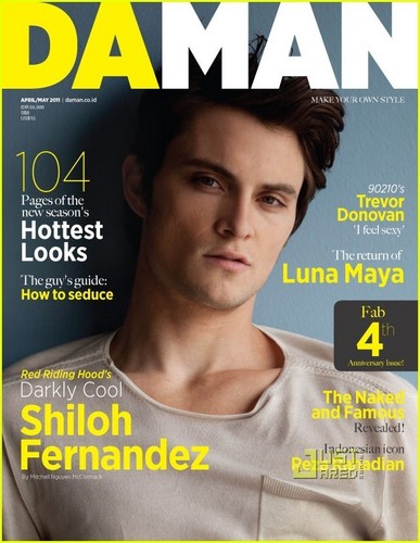  Shiloh Fernandez Covers 'Da Man' April 2011