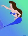 Walt Disney Fan Art - Vanessa as Mermaid - disney-princess fan art