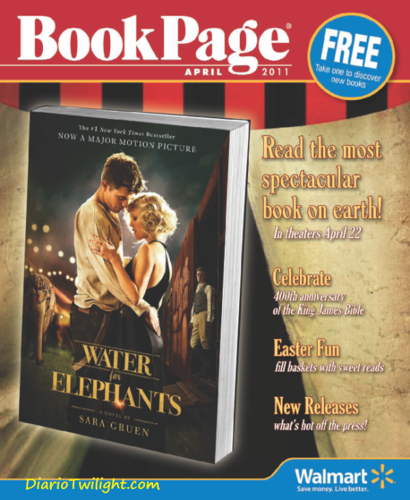 "Water For Elephants" in "Book Page" Magazine - March 2011 