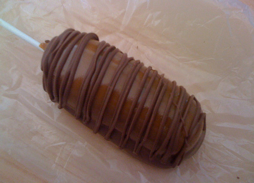  Chocolate covered twinkie :d