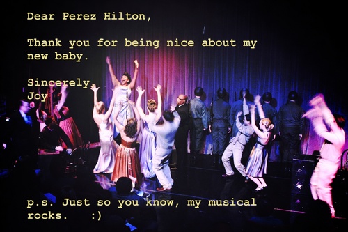 Dear Perez Hilton...