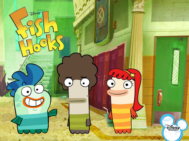 fish hooks coloring pages. wallpaper fish. Fish Hooks