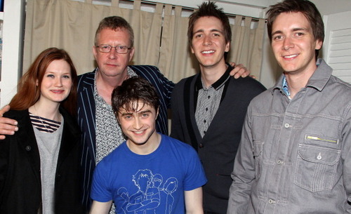 HP cast visit Dan's Show