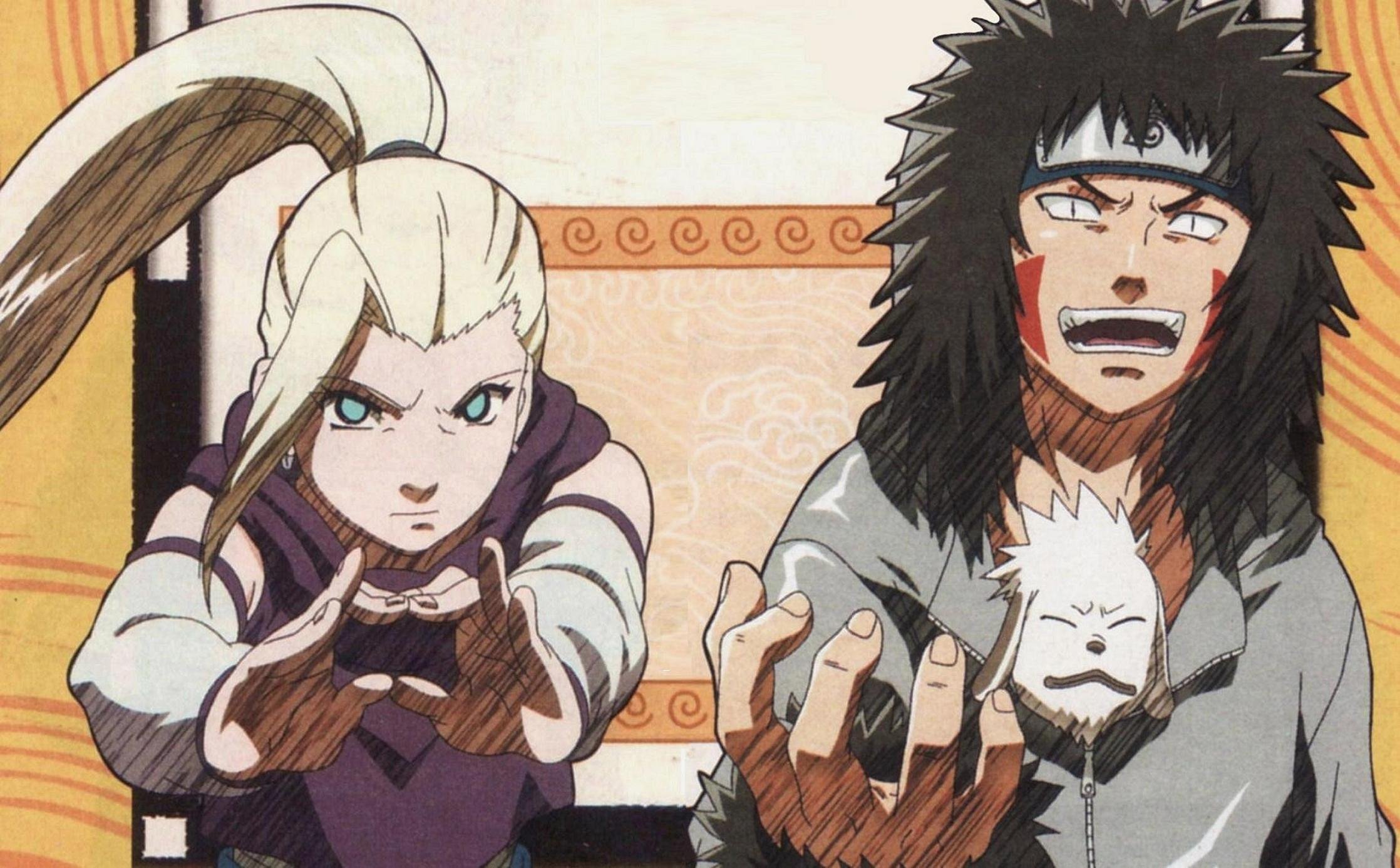 Naruto Kiba and Ino