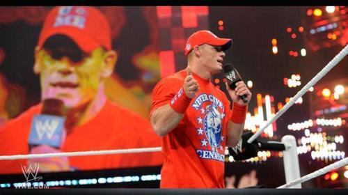  John Cena 4 april 2011 and red t-shirt
