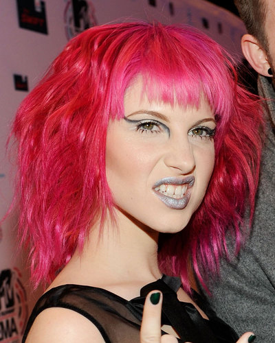 Pink Wavy Hair