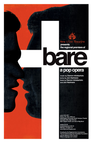  Poster for New Line Theatre's BARE