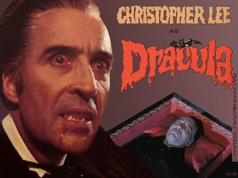 dracula wallpaper. Christopher Lee as Dracula