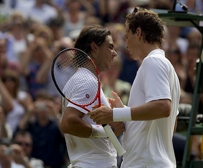  Rafa and Tom Sexy Wimbledon embrace