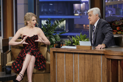 Taylor on The Tonight Show With Jay Leno 